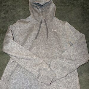 Nike Men's Heather Gray Pullover Hoodie